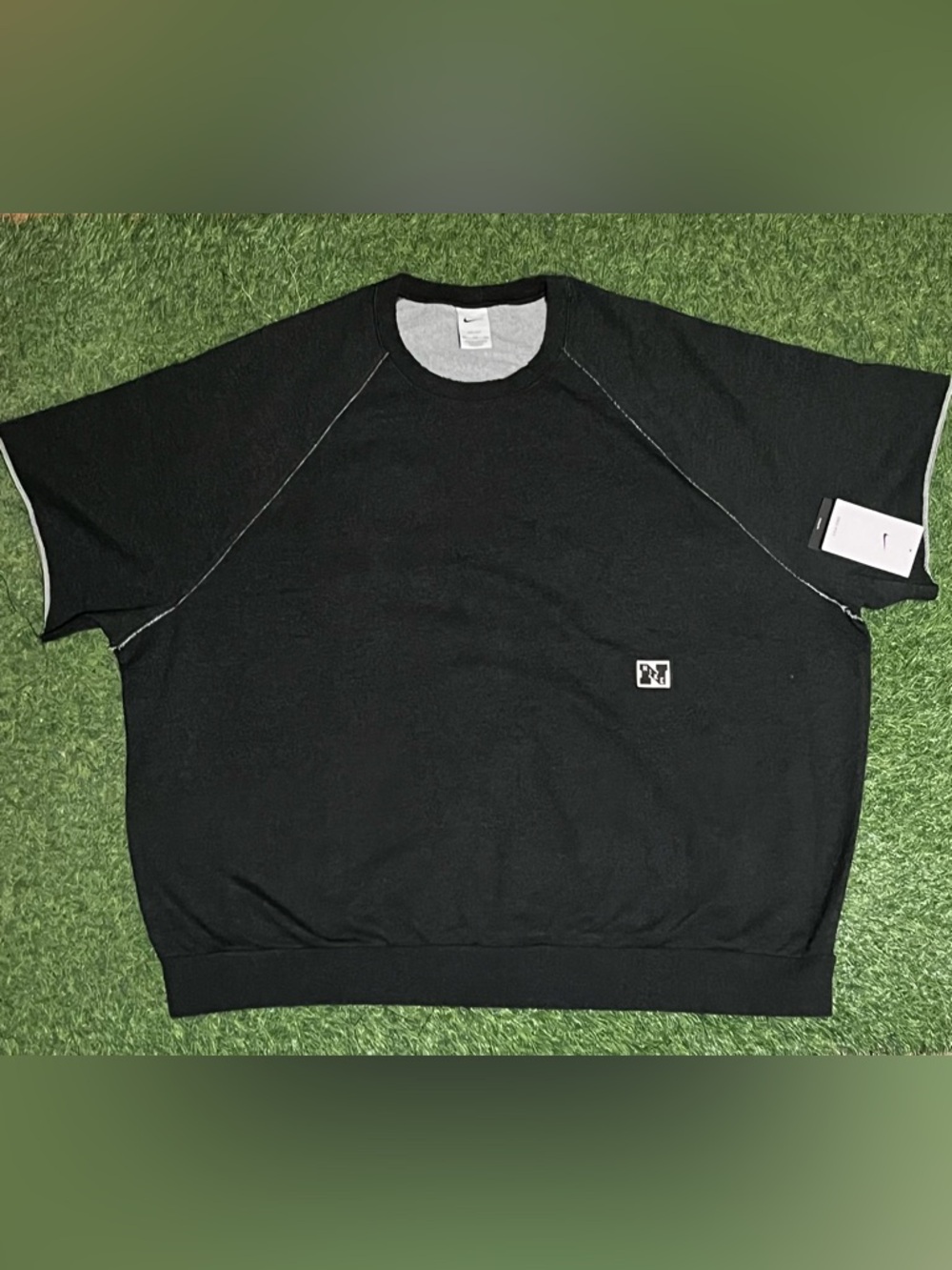 NWT Nike Heritage Dri-FIT Fleece Fitness Shirt Black Heather HJ8087-010 Mens XXL